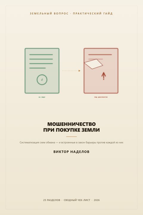 Обложка гайда «Мошенничество при покупке земли»