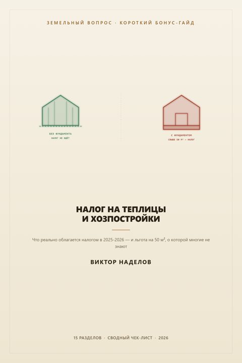 Обложка гайда «Налог на теплицы и хозпостройки»