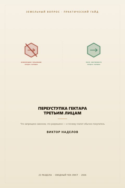 Обложка гайда «Переуступка гектара третьим лицам»